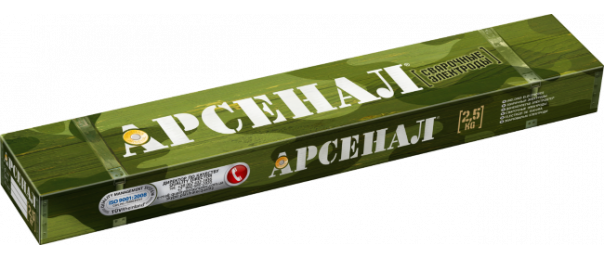 Электроды сварочные Арсенал МР-3, ф 3 мм (уп-2,5 кг) купить с доставкой в Пролетарском