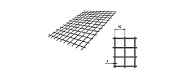 Сетка сварная (дорожная) 50х50х3мм 1х2м купить с доставкой в Пролетарском